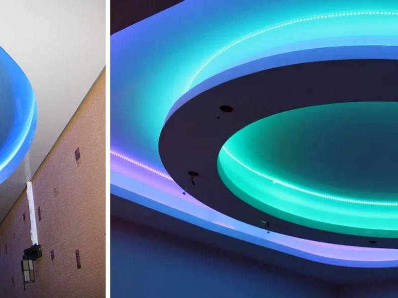 Как выбрать идеальные натяжные потолки с LED-подсветкой для вашего интерьера