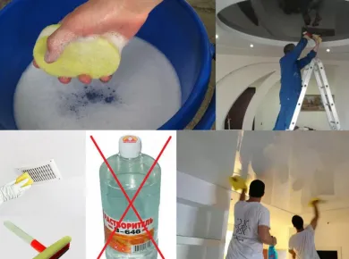 Частые ошибки при уходе за натяжными потолками и как их избежать