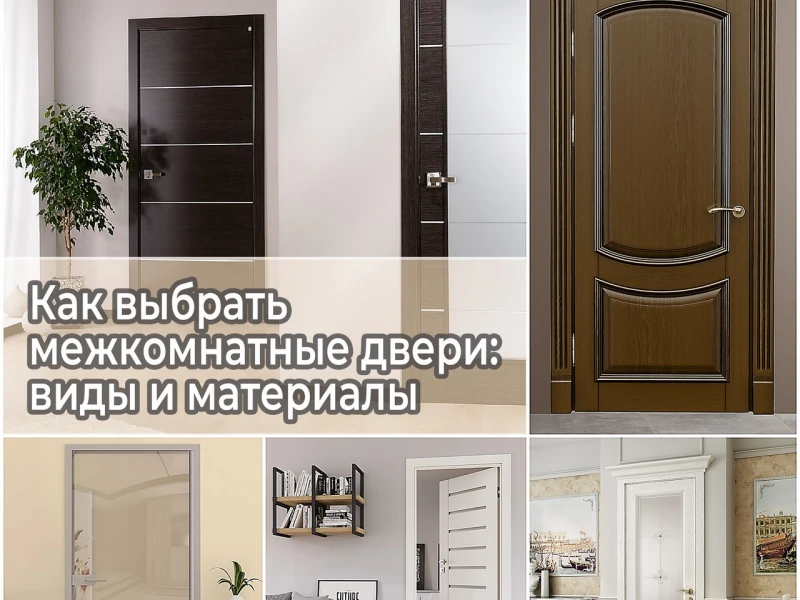 Выбор межкомнатных дверей: как остекление влияет на установку